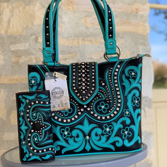 Montana West Handbags - Montana west western conceal carry handbag&wallet